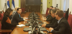 18 January 2019 National Assembly Deputy Speaker Prof. Dr Vladimir Marinkovic with the Israeli Ambassador and investors